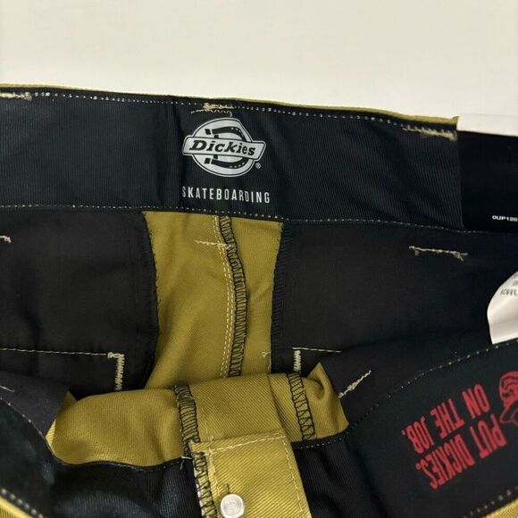 Dickies Skateboarding Regular Fit Twill Pants Green Moss 30X32 new - Picture 6 of 11